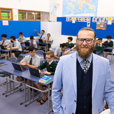 Director of Flourishing in Dilworth classroom